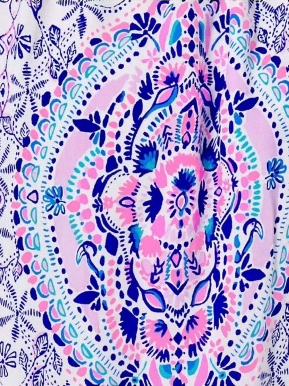 Lilly Pulitzer Abigale midi printed side shoulder dress with belt Size S - Picture 2 of 10